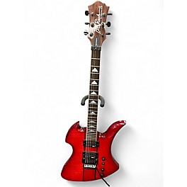 Used B.C. Rich Mockingbird Special Edition Red Solid Body Electric Guitar