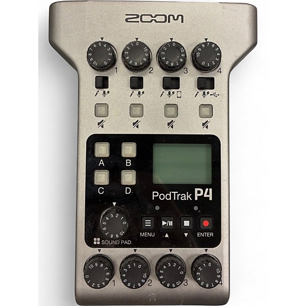 Used Zoom PODTRAK P4 MultiTrack Recorder