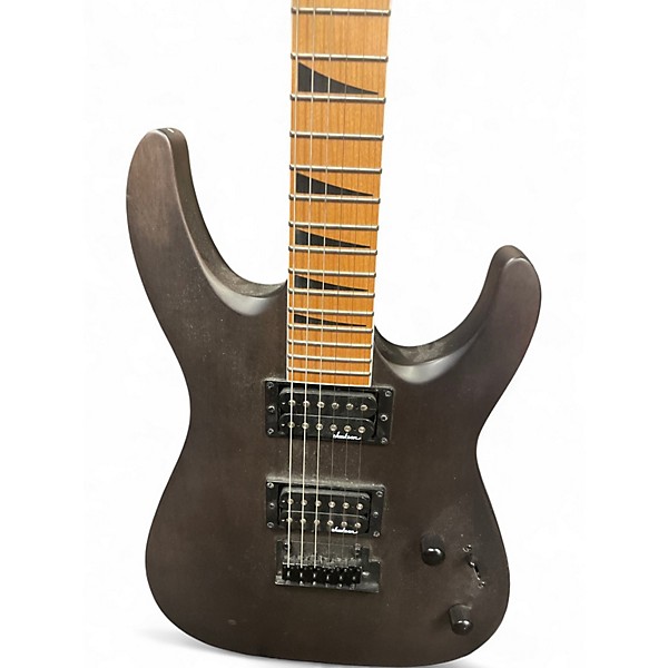Used Jackson JS24 DKAM Black Stain Solid Body Electric Guitar