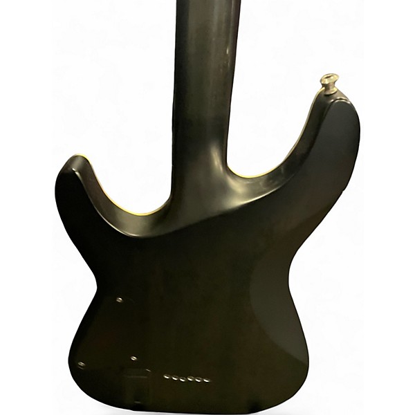 Used Schecter Guitar Research C1 Platinum Trans Black Solid Body Electric Guitar