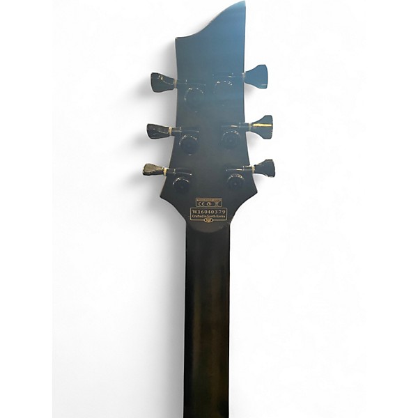 Used Schecter Guitar Research C1 Platinum Trans Black Solid Body Electric Guitar