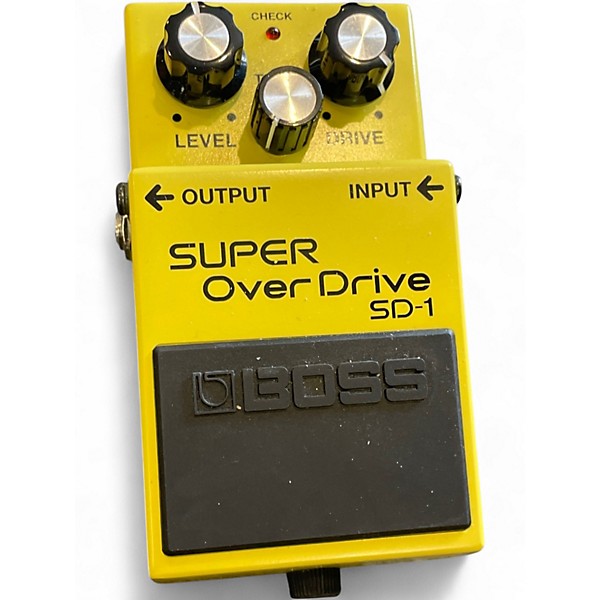 Used BOSS SD1 Super Overdrive Effect Pedal