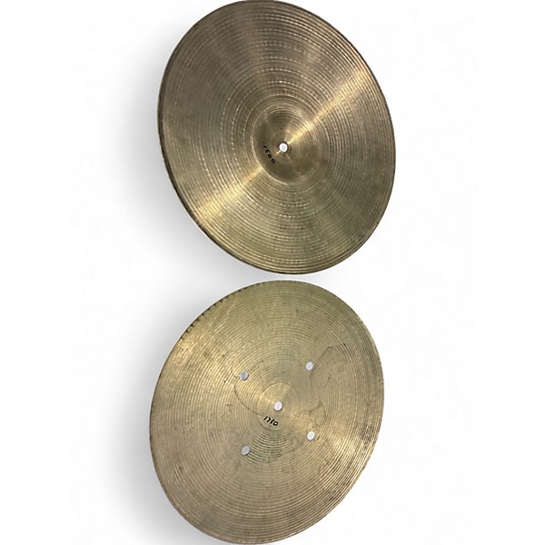 Used Zildjian 15in Quick Beat Hi Hat Pair Cymbal
