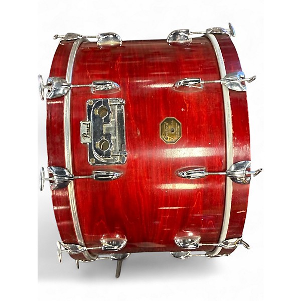 Used Gretsch Drums 3 Piece Stop Sign Red Drum Kit
