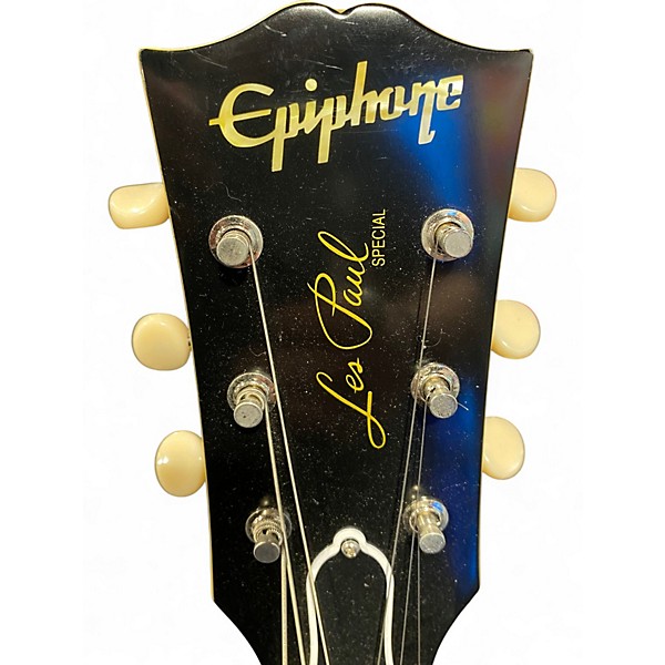 Used Epiphone Inspired by Gibson Custom 1960 Les Paul Special Double Cut R TV Yellow Solid Body Electric Guitar