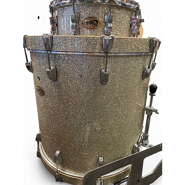 Used Ludwig 4 Piece Centennial Gold Sparkle Drum Kit