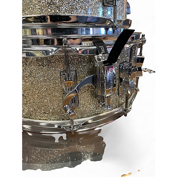 Used Ludwig 4 Piece Centennial Gold Sparkle Drum Kit