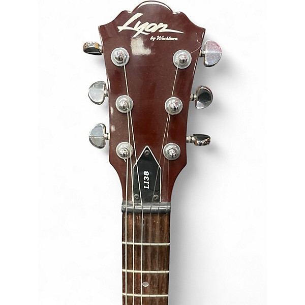 Used Lyon LI38 Brown Solid Body Electric Guitar