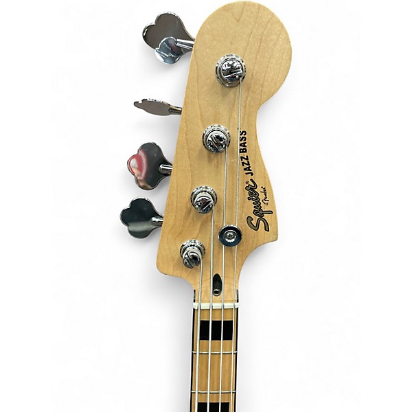 Used 2008 Squier Vintage Modified 70S Jazz Bass Natural Electric Bass Guitar