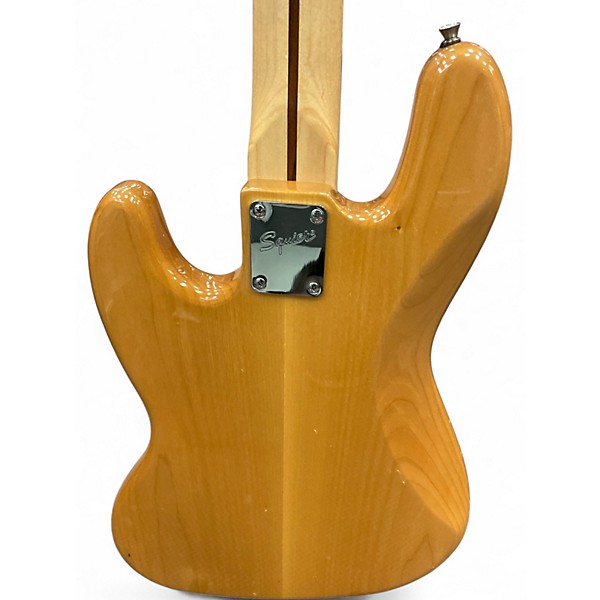 Used 2008 Squier Vintage Modified 70S Jazz Bass Natural Electric Bass Guitar