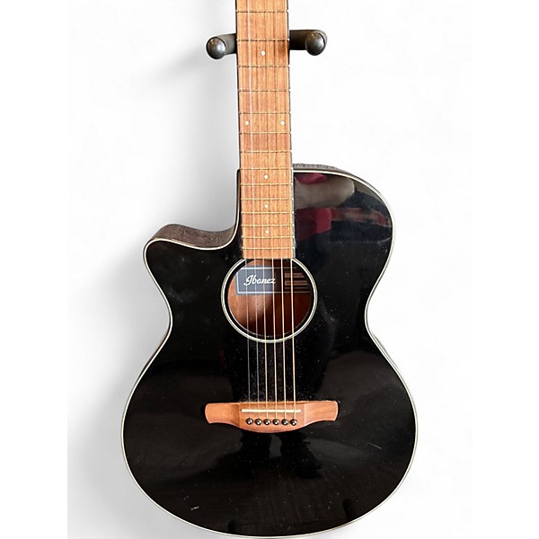 Used Ibanez AEG50L BLACK AND NATURAL Acoustic Electric Guitar