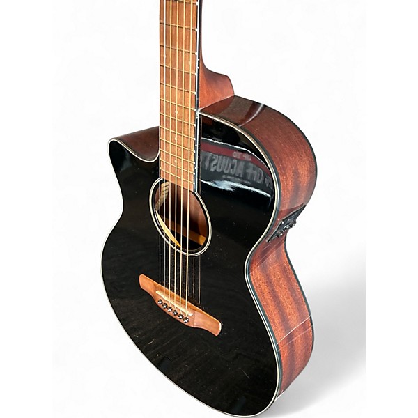 Used Ibanez AEG50L BLACK AND NATURAL Acoustic Electric Guitar