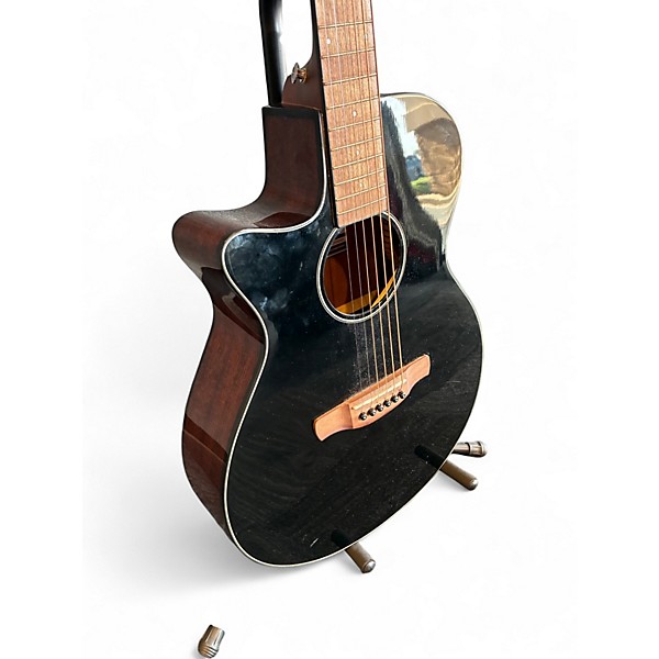 Used Ibanez AEG50L BLACK AND NATURAL Acoustic Electric Guitar