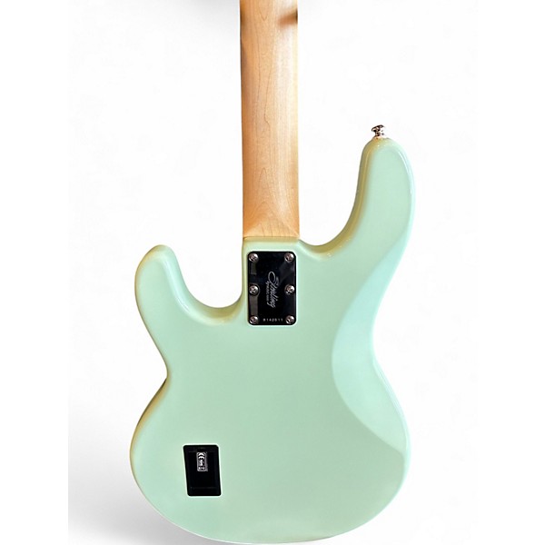 Used Sterling by Music Man STING RAY Mint Green Electric Bass Guitar