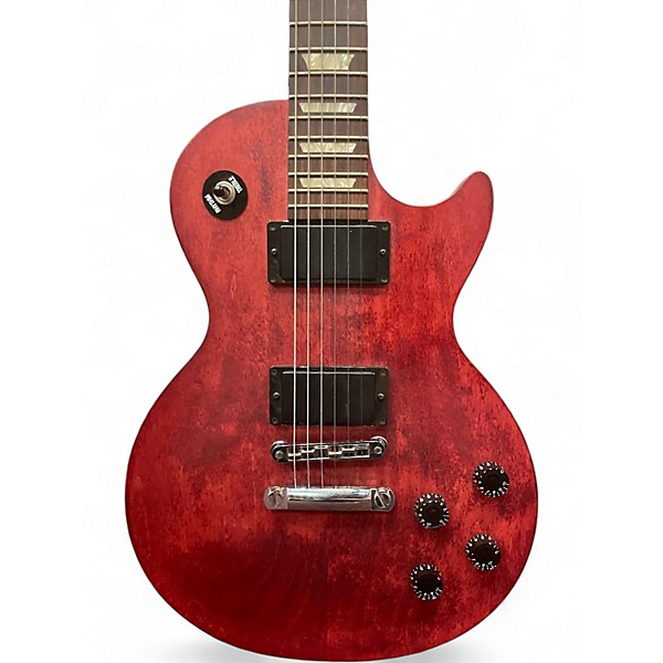 Used 2013 Gibson Les Paul Junior Trans Crimson Red Solid Body Electric Guitar