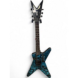 Used Dean Far Beyond Driven Dimebag Tribute ML Blue Solid Body Electric Guitar