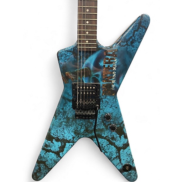 Used Dean Far Beyond Driven Dimebag Tribute ML Blue Solid Body Electric Guitar