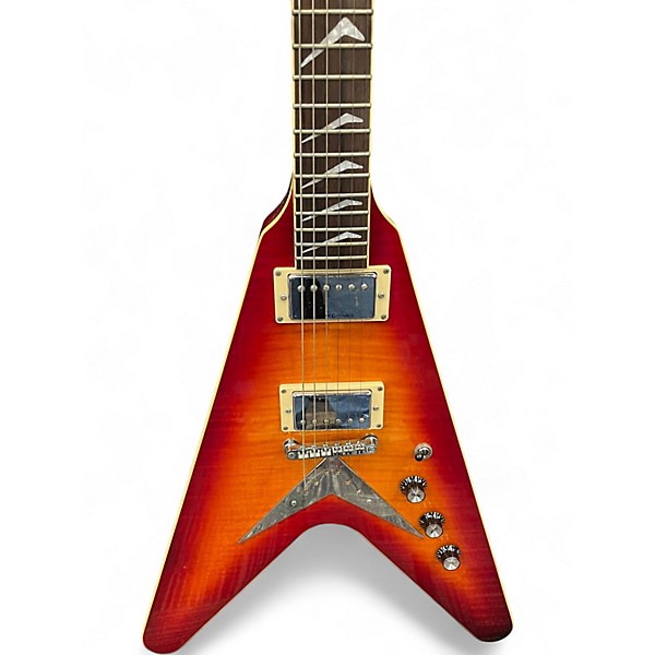 Used Hamer VECTOR Cherry Sunburst Solid Body Electric Guitar