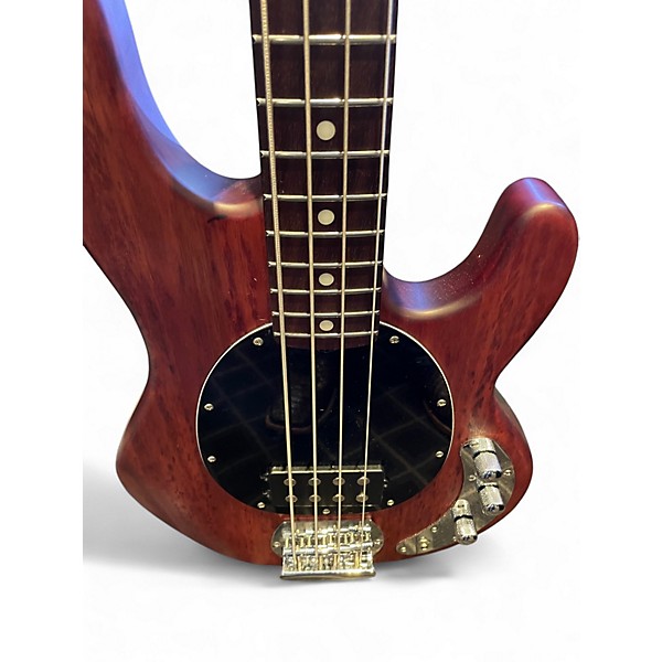 Used Sterling by Music Man STINGRAY SUB WALNUT SATIN Electric Bass Guitar