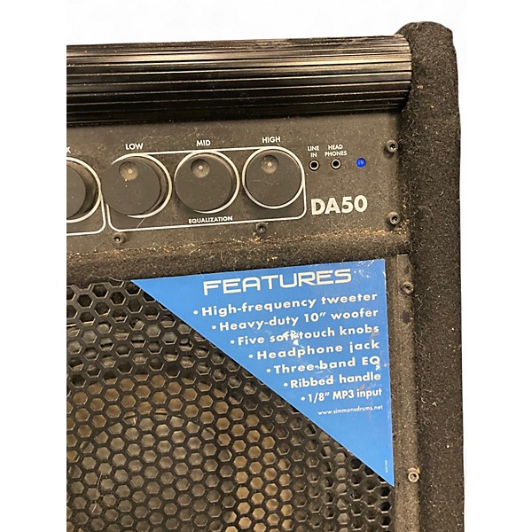 Used Simmons DA50 50W Drum Amplifier