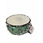 Used DW 14X6.5 Design Series Acrylic Snare Sea Glass Drum