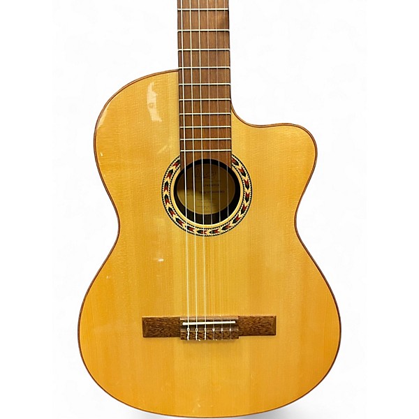 Used Lucero LFN200SCE Natural Classical Acoustic Electric Guitar