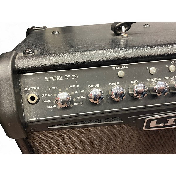 Used Line 6 Spider IV 75W 1x12 Guitar Combo Amp