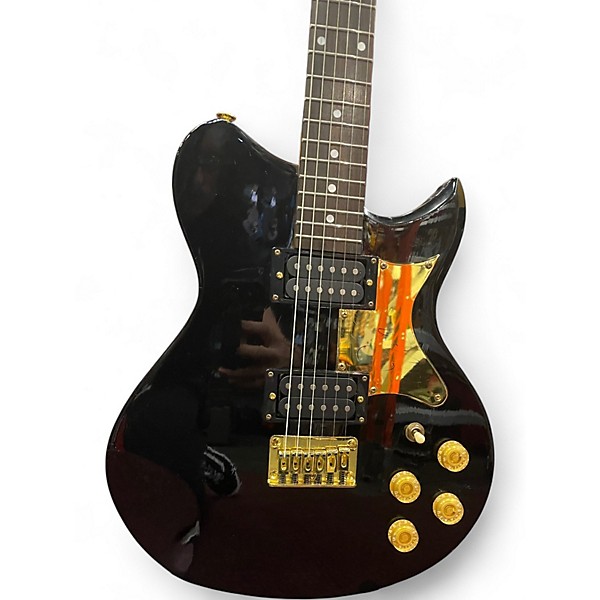 Used Washburn LI15 FOB Black Solid Body Electric Guitar