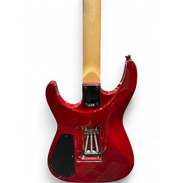 Used Jackson JS34Q Dinky Trans Red Solid Body Electric Guitar