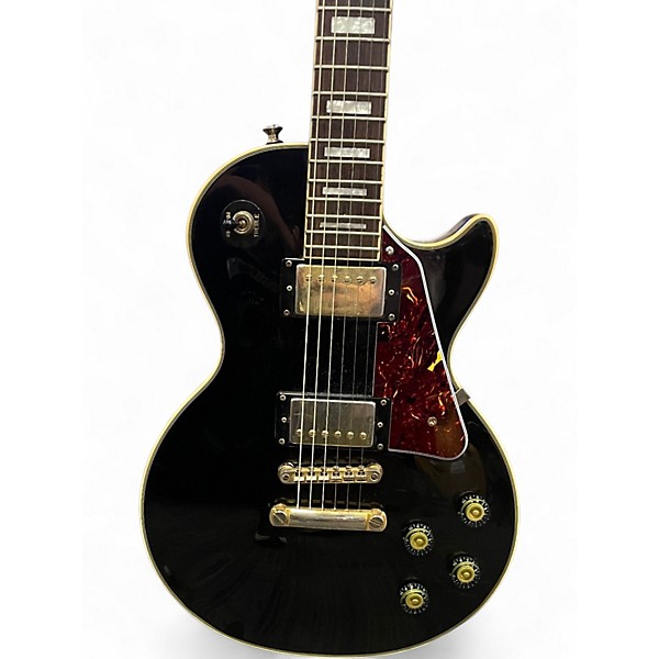 Used Epiphone Les Paul Custom Pro Black Solid Body Electric Guitar