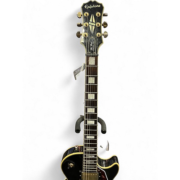 Used Epiphone Les Paul Custom Pro Black Solid Body Electric Guitar