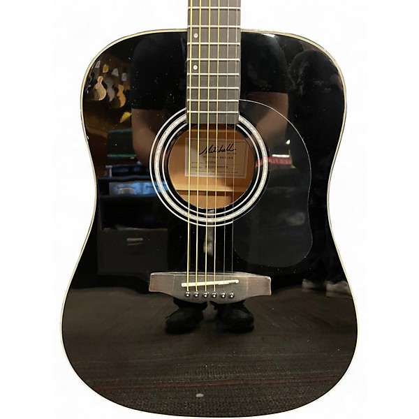 Used Mitchell MOTION D150BK Black Acoustic Guitar