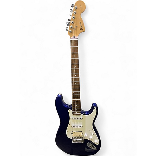 Used Squier Affinity Stratocaster Blue Solid Body Electric Guitar