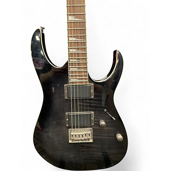 Used Ibanez RG3EXFM1 TRANS GRAY BURST Solid Body Electric Guitar