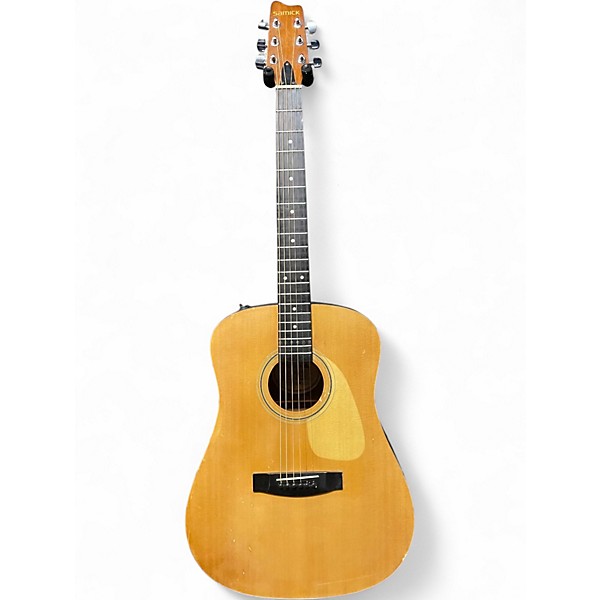 Used Samick SW115 Natural Acoustic Electric Guitar