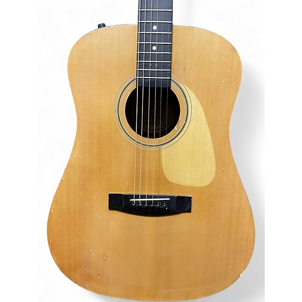 Used Samick SW115 Natural Acoustic Electric Guitar