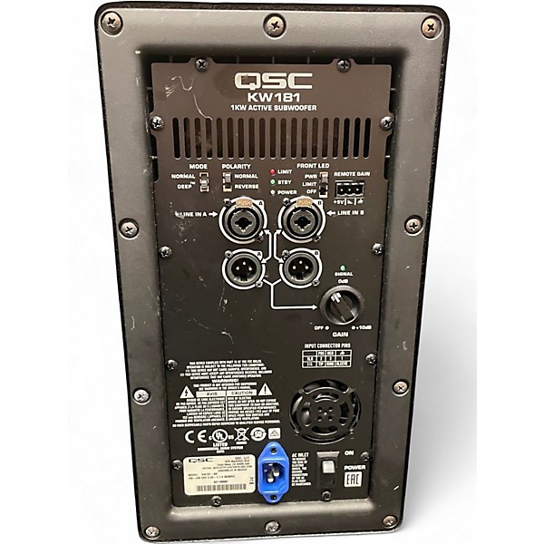 Used QSC KW181 1000W Powered Subwoofer