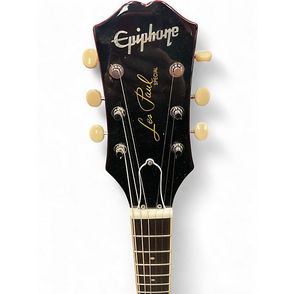 Used Epiphone Les Paul Special Double Cutaway Cherry Solid Body Electric Guitar
