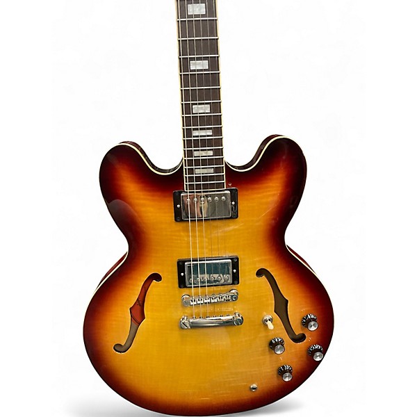 Used Epiphone ES335 Iced Tea Hollow Body Electric Guitar