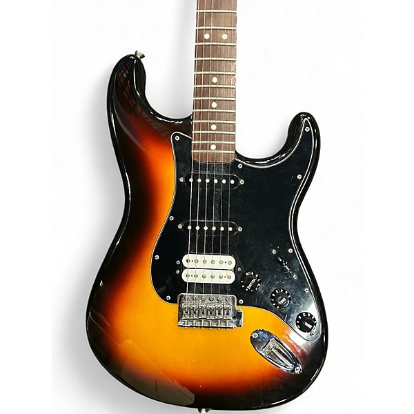 Used 2007 Fender Standard Stratocaster HSS Brown Sunburst Solid Body Electric Guitar