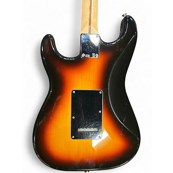 Used 2007 Fender Standard Stratocaster HSS Brown Sunburst Solid Body Electric Guitar