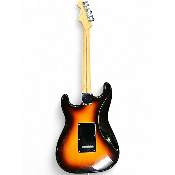 Used 2007 Fender Standard Stratocaster HSS Brown Sunburst Solid Body Electric Guitar