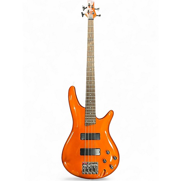 Used 2008 Ibanez SR300 Roadster Orange Metallic Electric Bass Guitar