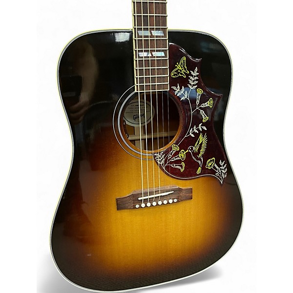 Used Gibson Hummingbird Standard Vintage Sunburst Acoustic Electric Guitar