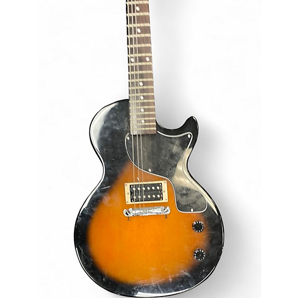 Used Epiphone Les Paul Junior 2 Tone Sunburst Solid Body Electric Guitar