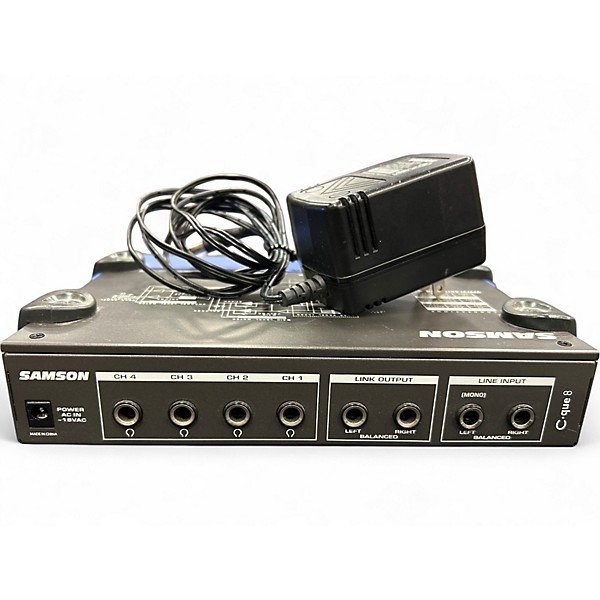 Used Samson C-Que 8 Headphone Amp