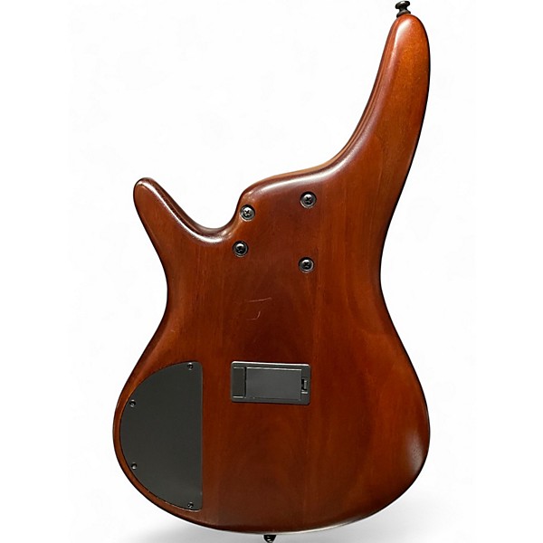 Used Ibanez SR506A 6 String Mahogany Brown Burst Low Gloss Electric Bass Guitar