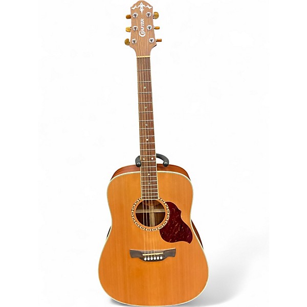 Used Crafter Guitars D7N Natural Acoustic Guitar
