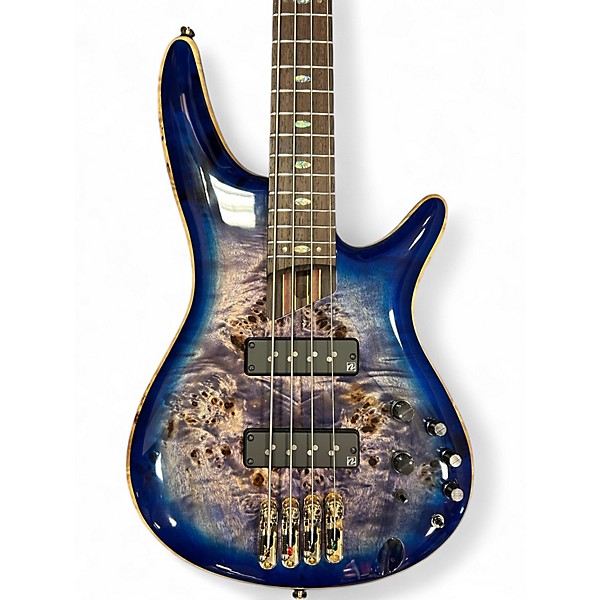 Used Ibanez SR2600 Cerulean Blue Electric Bass Guitar