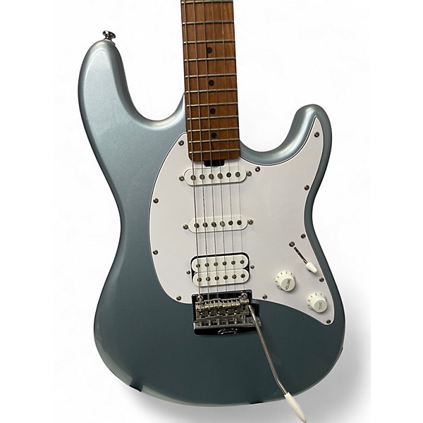 Used Sterling by Music Man Cutlass CT50 HSS Firemist Silver Solid Body Electric Guitar